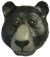 black bear mask button