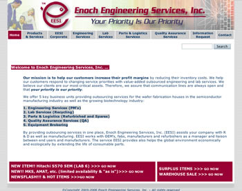 Enoch Engineering website home page