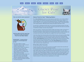 Glacier Point for Cats home page