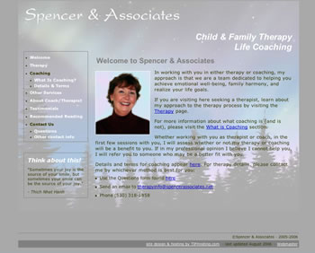 Spencer Associates website homepage
